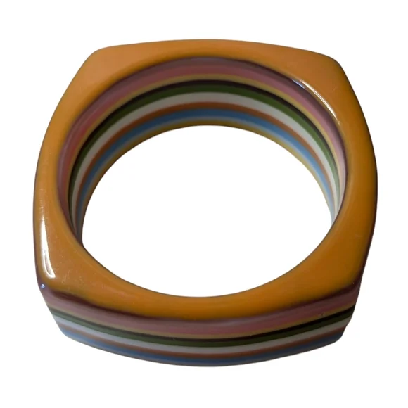 Multicolor Square Bangle - Picture 7 of 9
